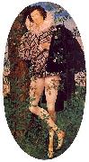 Nicholas Hilliard Young Man Leaning Against a Tree oil painting reproduction